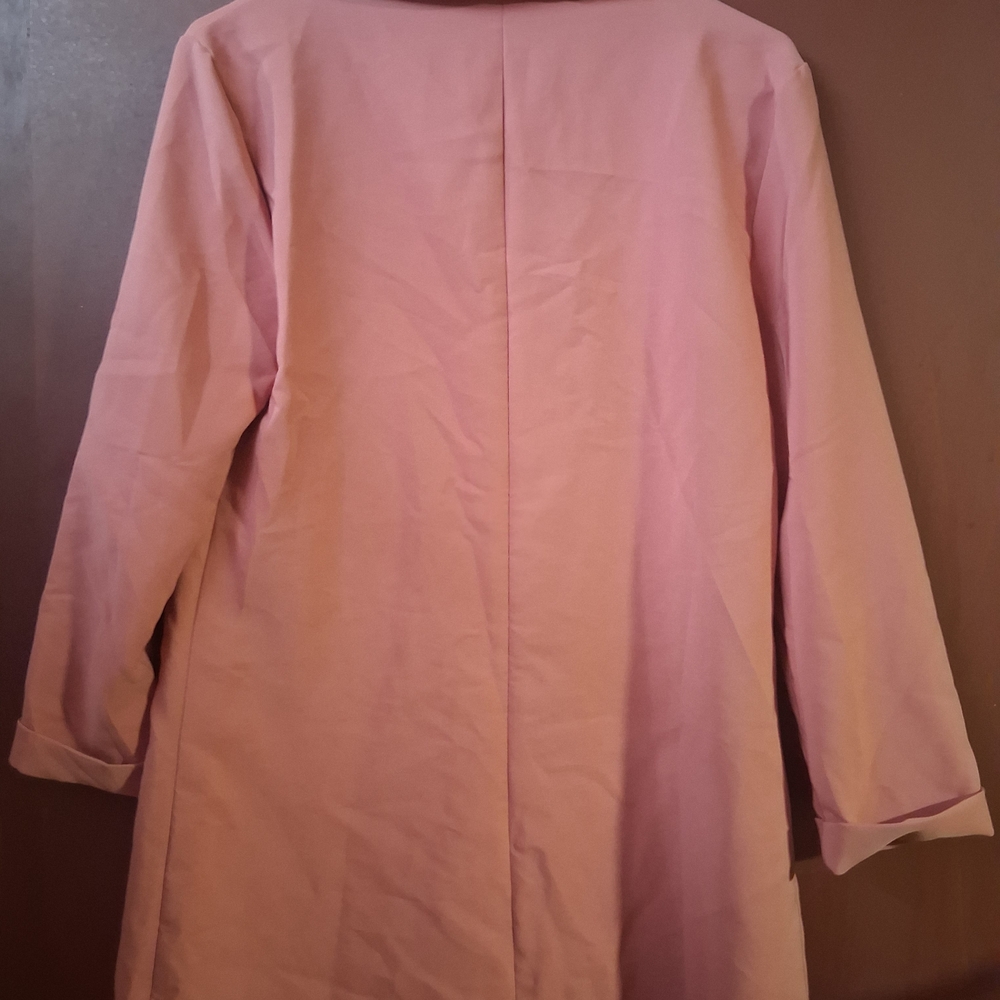Windsor Women's Blush Trench Coat - Picture 2 of 3